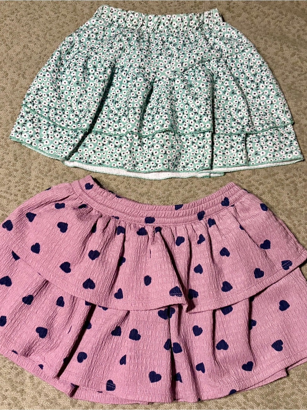 Girls Skirts with Built-in Shorts - Lot of 2
